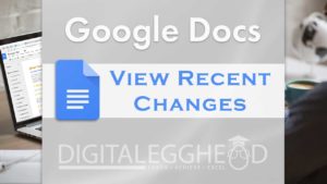 Google Docs Revision History Header