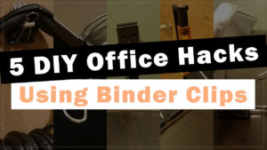 Office Hacks Binder Clips Header