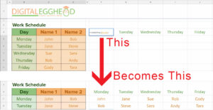 Google Sheets - Transpose 04 Bigger Range