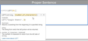 Formatting Sentences With Functions-03-LEFT