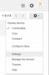 Gmail Tips - Auto Reply - 01 Settings