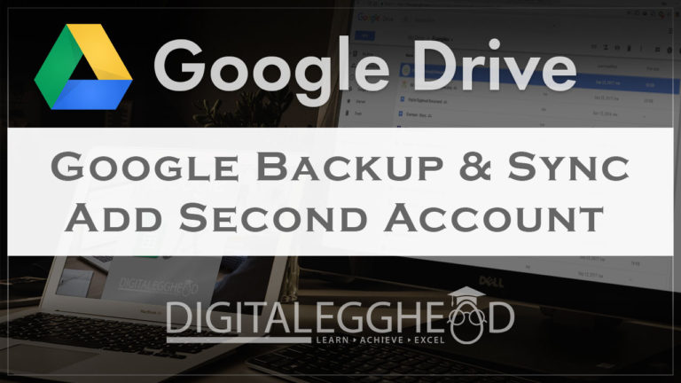 Google Backup & Sync Add Account